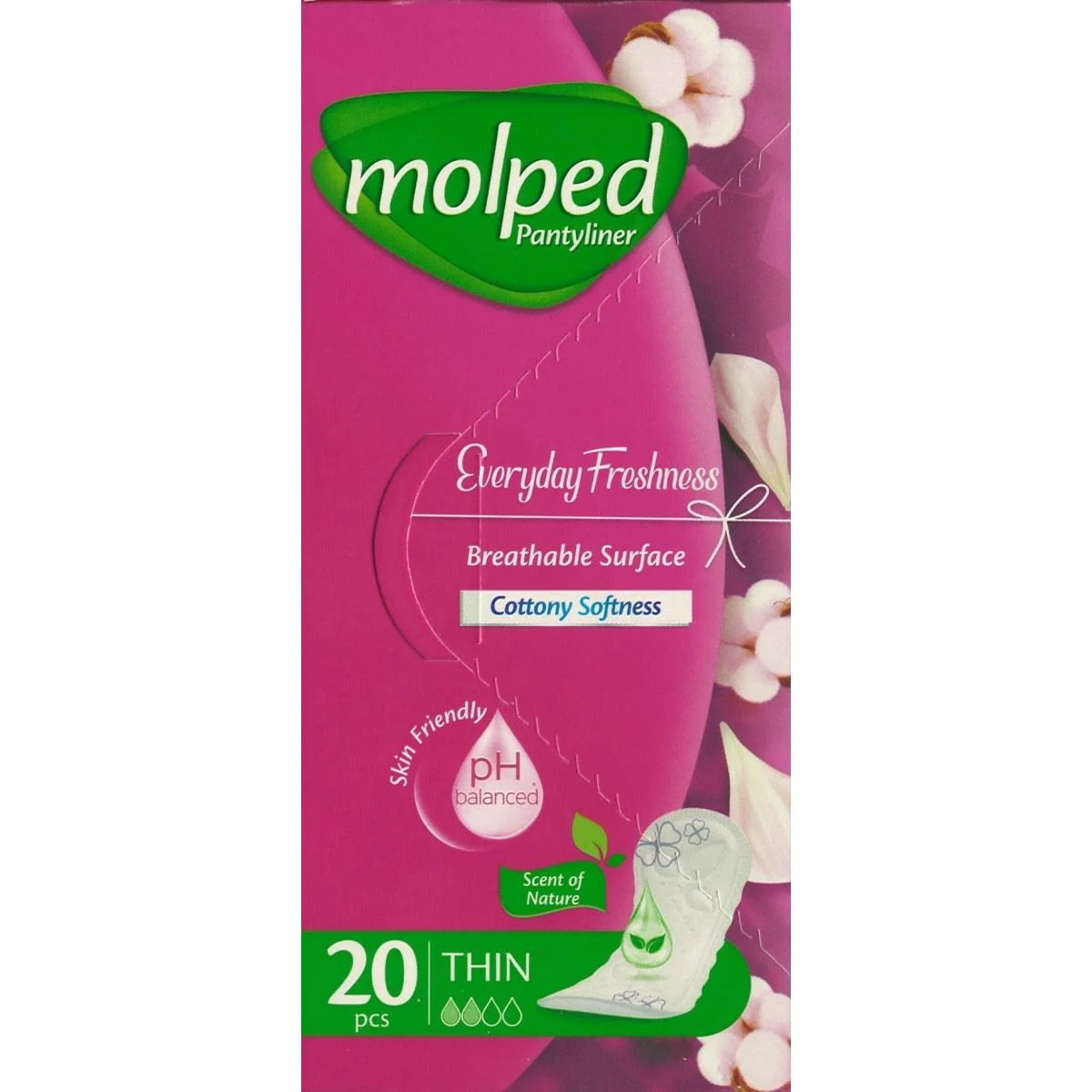 image for Ежедневные гигиенические прокладки Molped Everyday, 20 шт. foto