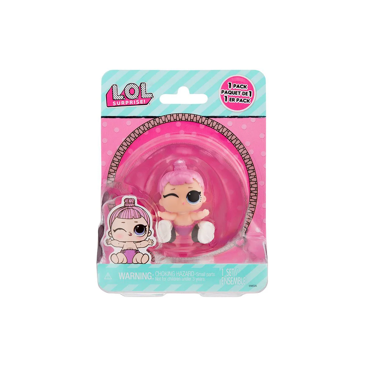 image for Figurina L.O.L. Surprise OPP Lil Sis - Lil Cozy Babe foto