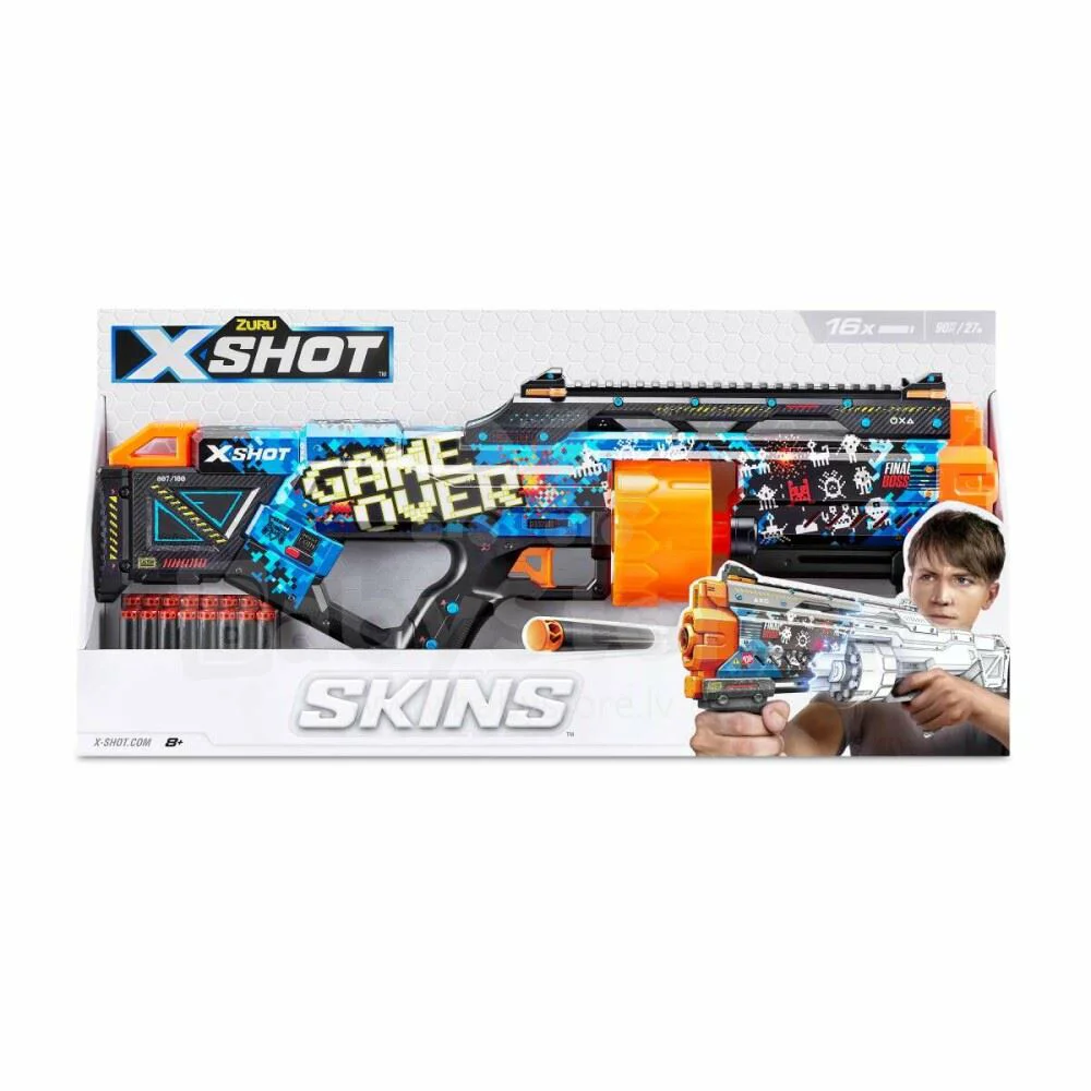 Бластер Zuru X-shot Skins Last Stand, 16 патронами