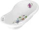 Cadita Keeeper Hipopotam alb, 84 cm (cu adancitura pentru detergenti)