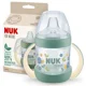Пластиковая бутылка NUK Nature Sense с ручками и адаптером (с 6 месяцев), 150 мл foto