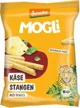 Gustare MOGLI Bio Sticks cu cascaval, 75 g