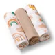 Пелёнки из муслина BabyOno Радуга, 3 шт.