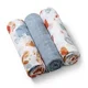 Пелёнки из муслина BabyOno Жирафа, 3 шт.