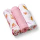 Пелёнки из бамбука BabyOno Листья, 3 шт