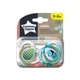 Ортодонтические силиконовые соски Tommee Tippee Moda Коричневый (0-6 м), 2 шт.