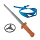 Set echipament cu sabia katana lui Leonardo TMNT Testoasele Ninja