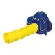 Tunel+Cort de joaca Bino Elefant, Albastru-galben, 287x94x122 cm