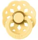 Suzeta rotunda BIBS Boheme Pale Butter din latex (6-18 luni) foto