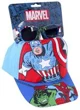 Chipiu si ochelari de soare cu protectie UV Cerda Avengers Hulk foto