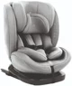 Scaun auto rotativ cu isofix KikkaBoo i-Comfort Light Grey, 40-150 cm foto