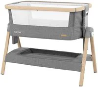 Кроватка co-sleeper KikkaBoo Nanna Dark Grey foto