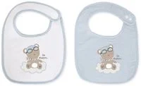 Set 2 bavete KikkaBoo Dreamy Flight Blue