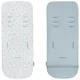 Salteluta pentru carucior din spuma cu memorie KikkaBoo Dots Blue