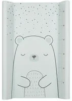 Saltea pentru infasat tare KikkaBoo Bear with me Mint, 80x50 cm