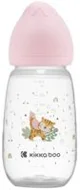 Biberon cu gat larg KikkaBoo Savanna Pink, 310 ml