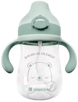 Canuta cu nasuc moale KikkaBoo Bear with me Mint (6+ luni), 300 ml