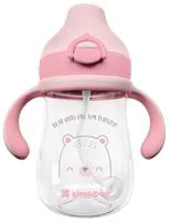 Поильник с мягким носиком KikkaBoo Bear with me Pink (6+ мес), 300 мл