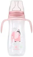 Бутылочка с ручками KikkaBoo Jingle Jungle Pink, 400 мл