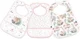 Set 3 bavete cu buzunar KikkaBoo Savanna Pink foto