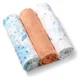 Пелёнки муслиновые BabyOno супермягкие Оранжевые, 3 шт.