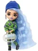 Papusa Barbie Mini Icy cu par albastru foto