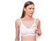 Sutien pentru alaptare BabyOno cu ioni de argint Alb (C70-75)