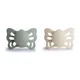 Set suzete anatomice din silicon Frigg Butterfly Cream - Sage (0-6 luni), 2 buc.