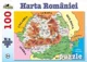 Puzzle Noriel Harta Romaniei, 100 el.