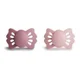 Set suzete simetrice din silicon Frigg Lucky Cedar - Baby Pink (0-6 luni), 2 buc. foto