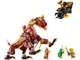 Set de constructie Lego Ninjago Dragonul de lava transformator cu val de caldura foto