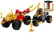 Set de constructie Lego Ninjago Infruntarea dintre Kai si Ras, 103 el. foto