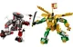 Set de constructie Lego Ninjago Lupta cu robotul Evo al lui Lloyd, 223 el. foto