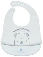 Силиконовый нагрудник KikkaBoo Bear With Me Blue