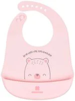 Силиконовый нагрудник KikkaBoo Bear With Me Pink foto