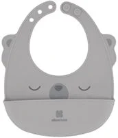 Силиконовый нагрудник KikkaBoo Grey foto