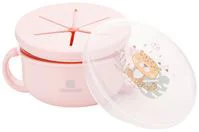 Cana pentru gustari 2 in 1 KikkaBoo Savanna Pink foto