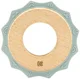 Деревянная игрушка-прорезыватель с силиконом KikkaBoo Gear Mint