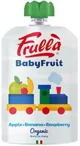 Piure Bio Organic Frulla din mere, banana si zmeura, 100 g