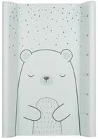 Saltea pentru infasat moale KikkaBoo Bear with me Mint, 70x50 cm