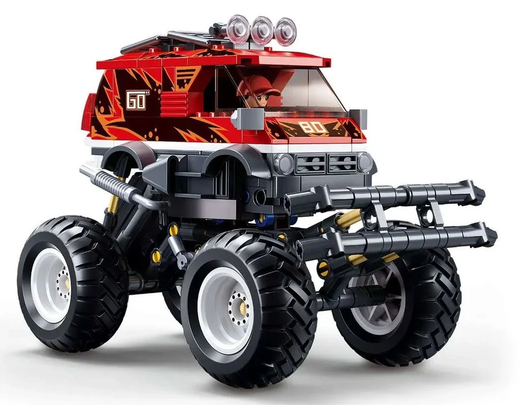 image for Конструктор Sluban Monster Truck с инерцией, 261 эл. foto