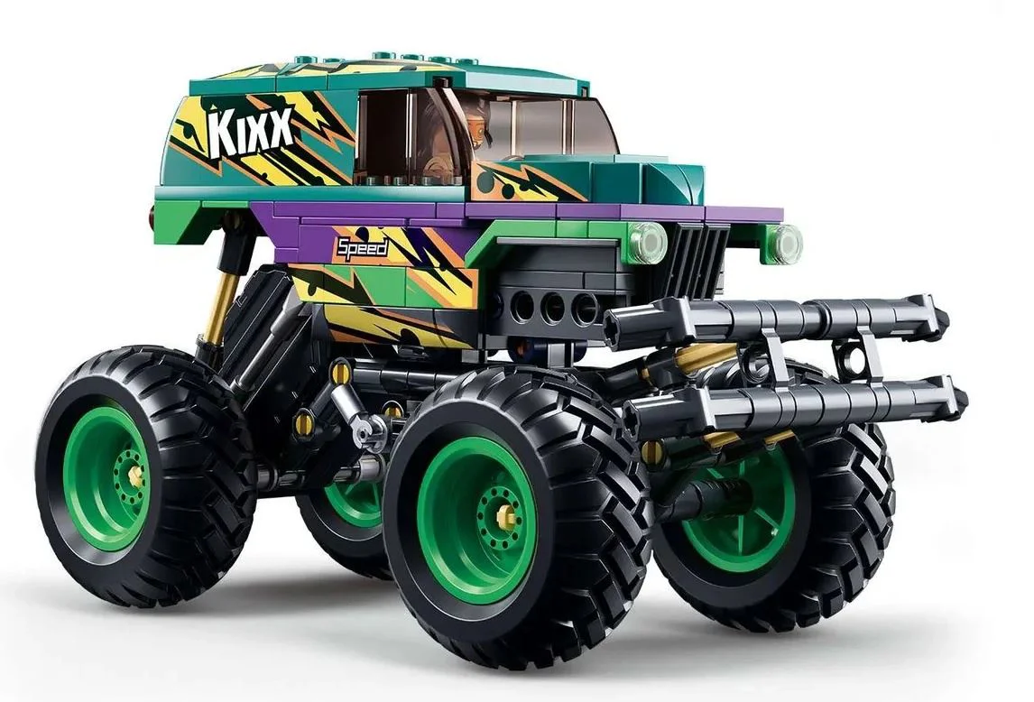 Конструктор Sluban Monster Truck с инерцией, 252 эл.