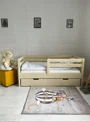 Кровать Goydalka Aurora с ящиком Бежевый 190x80 см