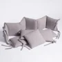 Защита для детской кроватки Perina Soft Cotton Серо-лиловый foto