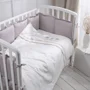 Lenjerie de pat pentru copii Perina Toys Sateen Collection Gri foto