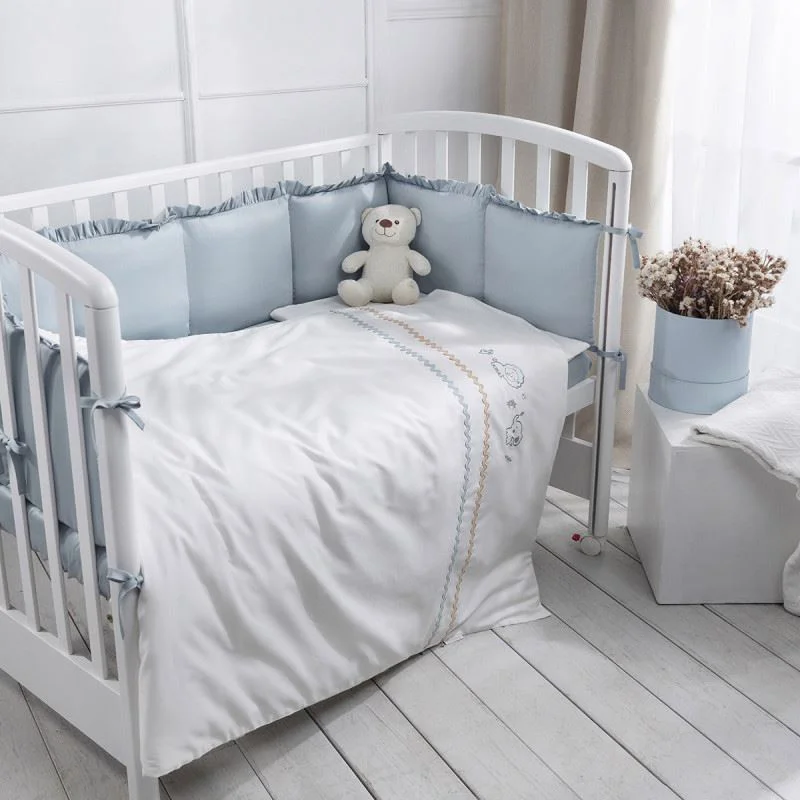 Lenjerie de pat pentru copii Perina Toys Sateen Collection Acvamarin foto