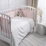 Lenjerie de pat pentru copii Perina Toys Sateen Collection Roz foto