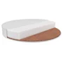 Saltea rotunda pentru copii Eucalyptus Olivia 70x70x6cm foto