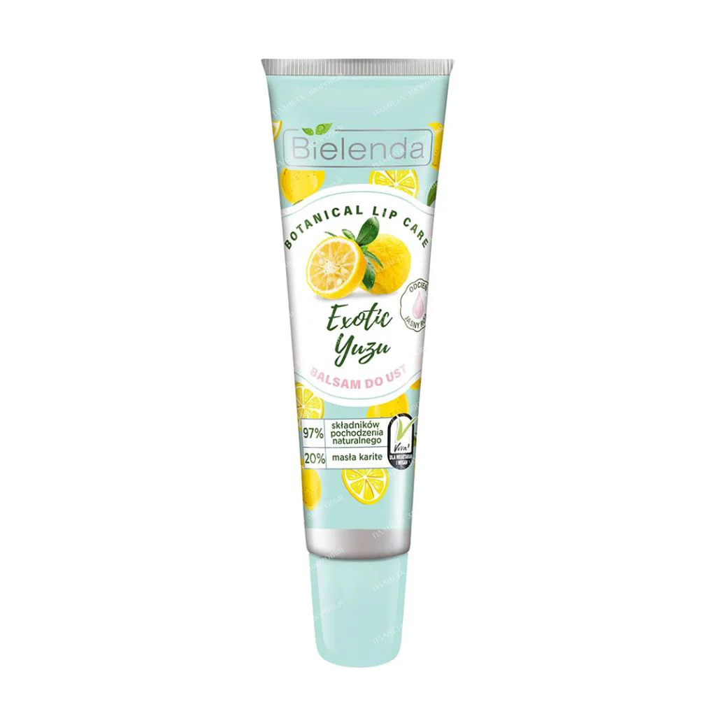 Экзотический бальзам для губ Bielenda Botanical Lip Care Balm Exotic Yuzu, 10 g