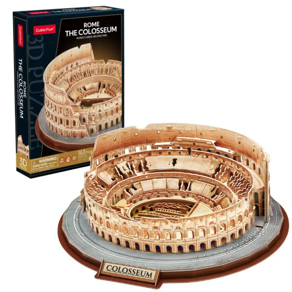 Puzzle 3D CubicFun Colosseum, 163 el.